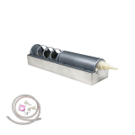 Kana joogianum ujukmehhanismiga Automaatne joogik&uuml;na Roostevaba teras 40CM without Divider Lid gray