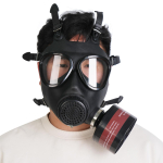 FMJ05 t&auml;isn&auml;oga gaasimask filtriga keemilise, v&auml;rvipihustuse, suitsu ja kiirguse kaitseks.