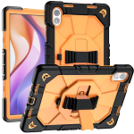 Redmi Pad 2 12.1 3-in-1 Kukkumiskindel PC+Silikoonkate 360&deg; P&ouml;&ouml;rleva Alusega Redmi Pad 2 Pro 12.1-inch must/oranž
