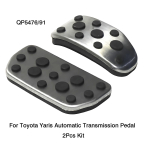 2 tk Komplekt Toyota Yaris Automaatk&auml;igukasti Pedaalidele Roostevabast Terasest Gaasi K&uuml;tuse Piduri Pedaalide Katte gray