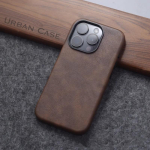 Retro High-end Nahast Tekstuuriga Magnetiline Kaanus iPhone 16Pro Max 15 Pro 14 13 12Pro Max jaoks Crazy horse tekstuur Luksuslik Kaanus 16plus For iPhone 12pro Max