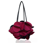 Suin lillekott - veinipunane Burgundy/Free black
