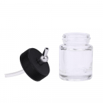 10 tk Airbrush klaaspudelid Air Brush Bottle (Purgid) 30 kraadise nurga all oleva adapteri kaanega puhas