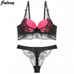 Julexy Sexy Push Up rinnahoidjakomplekt Pitsp&uuml;kstega naiste rinnahoidjakomplekt 90C