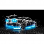 5D DIY t&auml;isruudu puur Teemantmaaling Ristpiste Imeilus sportauto Tikand Rhinestone 20*30 cm