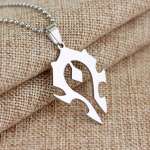 Wow World of Warcraft Horde s&uuml;mboliga ripats kaelakee Choker kaelakee meestele naistele ehted kingitus valge