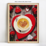 5D DIY Teemantmaaling T&auml;isringi kohv teemantmosaiiktikandite soodusm&uuml;&uuml;gi pildid 20X30CM