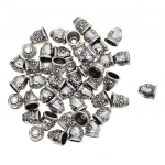 50 t&uuml;kki karikakra mustriga helmed, tutiotsa ehted as described antiikne h&otilde;bedane v&auml;rv