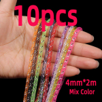 10tkX2m 4mm segatud v&auml;rvi k&auml;rbse sidumise v&auml;lkv&otilde;rk EZ angerja s&ouml;&ouml;t kalap&uuml;&uuml;gi k&auml;rbse sidumismaterjal