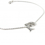 Les Tr&eacute;sors De Lily [K9567] &ndash; valge Dauphini h&otilde;bedane k&auml;ev&otilde;ru h&otilde;be