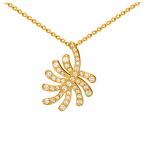 Altesse [Q7945] - kullatud kaelakee  Sissi  valge kuld - 15x14 mm valge