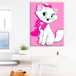 Teemanttikandid Cartoon Loom V&auml;rvilised Mopsid Kingitus Ring Teemantmaal 20X30CM