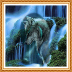 Teemantmaal T&auml;is&uuml;mmargune Teemanttikandid Loomad Hundi Teemant Round Teemantv&auml;rv 5D Tee isetegemine 20X30CM