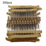 Lihtne paigaldada takistite komponendid Vastupidavad ja turvalised universaalsed elektroonilised fikseeritud takistid 300pcs