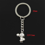 Mood Cheerleaders T&uuml;druk 22x15mm Ripats 30mm V&otilde;tmehoidja Metallist Kett h&otilde;bedane Meeste Auto Kingitus Suveniirid V&otilde;tmehoidja h&otilde;be