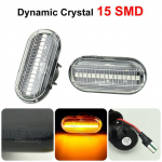 Led d&uuml;naamiline suunatulede k&uuml;ljemarker Renault Megane 1 Clio1 2 KANGOO ESPACE Dacia Duster Dokker Lodgy Smart Fortwo 453 jaoks