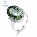 Looduslik v&auml;&auml;riskivi suur roheline amet&uuml;st ovaalne 13*18mm linnupesaga l&otilde;igatud s&otilde;rmus 925 h&otilde;bedast peen ehe t&uuml;drukutele parim kingitus us ring size 6# roheline