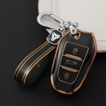 Uus TPU auto kaugjuhtimispuldi v&otilde;tme&uuml;mbrise kate Peugeot 208 308 408 508 2008 3008 5008 Citroen C4 C6 C3-XR Picasso jaoks DS3 DS4 DS5 DS6 tarvikute v&otilde;tmehoidja jaoks key case set 1