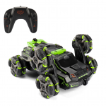 RC trikiauto lastele 2,4 GHz 4WD kaugjuhtimispult 2. trikiauto juhtimisrežiim Kahepoolne 360 ​​kraadi p&ouml;&ouml;rlev remote controller mode roheline