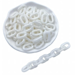 40 tk Macaroni ketihelmestega ripats kaelakee k&auml;ev&otilde;ru ehete jaoks isetegemise leidude jaoks 10*15mm #1 beež