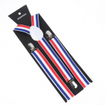 30 v&auml;rvi Heavy Duty Meeste Traksid 3 Pandlad 2,5 cm Y Selg Vastupidav elastsed Reguleeritavad Sukad Tugevad Metallklambrid Sobib meestele Naistele 100cm