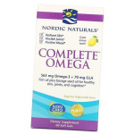 Rasvhapete kompleks, Complete Omega, Nordic Naturals 60 geelkapslit Sidrun (67352008) 60softgels Lemon