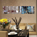 16 tk DIY 3D akr&uuml;&uuml;lpeegli kleebis seinamaaling Seinakleebis Kodukaunistuseks eemaldatav kilde One Size h&otilde;be