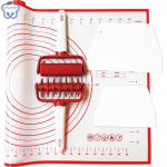 5tk/komplekt Pitsa taignarull Silikoonist kondiitritooted Taignamatt Taignakaabits Ajas&auml;&auml;stlik Taignat&ouml;&ouml;riistad K&uuml;psetustarvikud T&ouml;&ouml;riistad 1SET