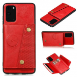 Flip nahast kaarditaskuhoidjate &uuml;mbrise kate Samsung Galaxy A10 A20 A30 A40 A50 A50s A30s A70 A10s A20s A51 A71 A41 A31 A21s For A81 punane