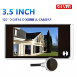 3,5-tolline kaameraga uksekella vaateava 120 kraadi uksevaataja Traadita uksekell Nutikodu uksekaamera 520A hall