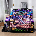 Anime &uuml;hes t&uuml;kis 3D prinditud kunst fliisist tekk vooditele Matka piknikule paks tekk Moodne voodikate fliisist tekk 150x180cm