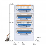4 TK 3-kihilised pardliterad Proglide'i raseerimisterade jaoks 4pcs