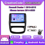Renault Duster 1 2010&ndash;2015 jaoks Nissan terrano 2014&ndash;2020 jaoks koos nupunupuga autoga Android CarPlay Android GPS 2+32GB 2+32GB