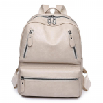 Luksuslikud lehmanahast naiste kotid seljakott Multifunktsionaalsed reisikotid Uus vanaaegne naiste seljakott, mahukas &otilde;pilase koolikott beež