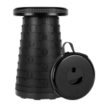 Kaasaskantav kokkupandav kerge teleskooptabur Kokkupandav Sisset&otilde;mmatav kalap&uuml;&uuml;giks Telkimiseks Matkamiseks &Otilde;ues Reisimiseks Aed Grill, kandev&otilde;ime 440bs 42x26.2x26.2cm must