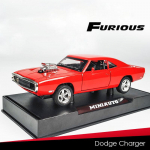 1:32 Scale Diecast Model Car Fast Super Car Domi 1970. aasta Dodge Chargeri sulamist auto, heli ja valguse tagasit&otilde;mbamise m&auml;ngus&otilde;iduk lastele ja t&auml;iskasvanutele 17x6x4.5cm