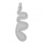 Snake Mold Paindlik silikoonist Halloweeni disainiga fondantvorm hall