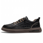 Ruudulised reljeefsed lauajalatsid Meeste vabaaja v&auml;ikesed valged kingad Spordijalatsid 38 must