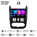 Traadita Android Auto raadio Carplay Lada Largus 2012-2020 jaoks Multimeedia Video M&auml;ngija WIFI IPS GPS SIM Navigatsioon Heli 2+32GB 1+16GB gray