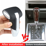 K&auml;igukangi nupp Automaatne k&auml;igukast K&auml;epidemed K&auml;iguvahetusnupu hoova kangipea Chrysler 300C ehtsast nahast k&auml;sipalli tasuta Type A