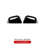 S&uuml;sinikkiust kleebitav k&uuml;ljepeegli kate Tesla Model 3 Model Y 2022 jaoks Auto v&auml;liskujunduse tarvikud K&uuml;ljed Tahavaatepeeglid Y Matte Black