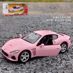 1/36 Scale Ghibli survevalu automudel, tsingisulamist m&auml;nguauto lastele, tagasit&otilde;mmatavad s&otilde;idukid m&auml;nguauto v&auml;ikelastele lastele, poistele, t&uuml;drukutele, kingitus 1/36-12.5x5.5x3.5cm roosa