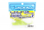 Jackall Soft Lure SW Light M&auml;ng Peke Peke 2.0 SQ Glow Chart Silver (9726)
