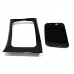 Erkmust auto keskjuhtk&auml;igukasti raami katte trimmi sisemus Mercedes-Benzi C-klassi W206 C180 C200 C300 jaoks Bright Black Color