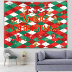 J&otilde;ulupuu kamin J&otilde;uluvana tr&uuml;kk Gobel&auml;&auml;n Seinaripp Taust Riidekaunistus J&otilde;ulud lumi Kodu Toa Seinakaunistus 95cm*75cm