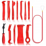 Autode lammutamise t&ouml;&ouml;riistad 13-osaline auto trimmi kiilude komplekt uksepaneeli armatuurlaua avaja jaoks auto remondi eemaldamise t&ouml;&ouml;riist Audio raadio CD k&otilde;lar 26x21x6cm