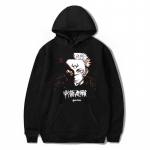 Anime Pusad Jujutsu Kaisen Meeste kapuuts Harajuku Unisex Mood vabaaja kapuuts Meeste t&auml;navar&otilde;ivad Yuji Itadori tr&uuml;kitud mantel XXXL must