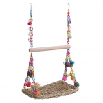 Papagoi m&auml;nguasi L&otilde;bus harjutus, stressi leevendav linnukiik, vastupidav ja h&otilde;lpsasti kinnitatav papagoi v&otilde;rkkiik linnuvarustus