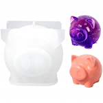 3D sea silikoonk&uuml;&uuml;nla vorm DIY k&auml;sit&ouml;&ouml; silikoonvorm toidukvaliteediga k&uuml;&uuml;nlad seebivorm kaunistamine &scaron;okolaadi k&uuml;psetusvormi valmistamine aroomiteraapia vahast k&uuml;&uuml;nlad 10x8x5cm