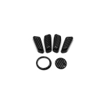 LHD/RHD 2022 For Hyundai Tucson NX4 interior Accessories ABS Carbon Car seat adjustment switch button decor sticker carbon black
